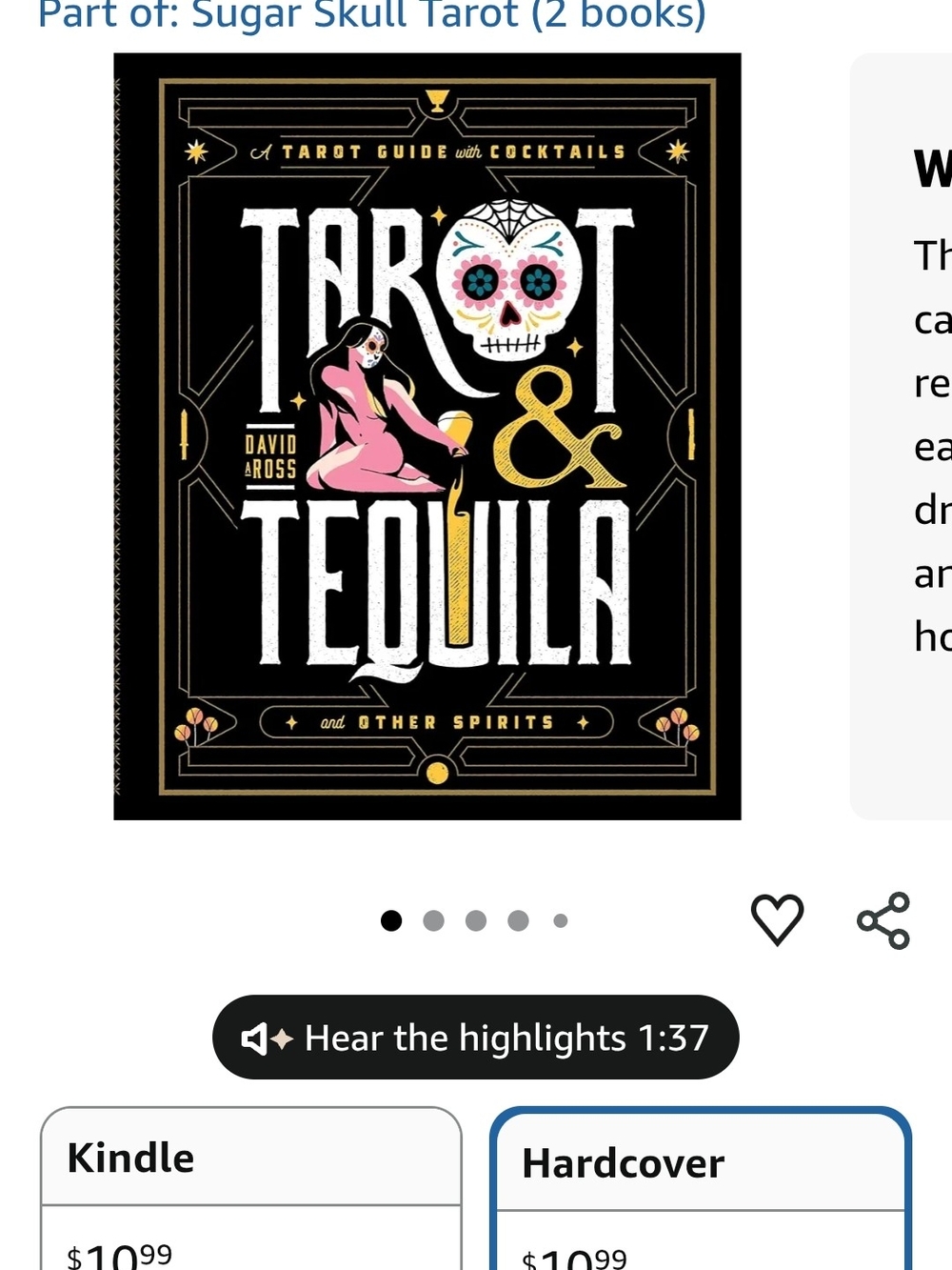 Tarot & Tequila Book and The Ultimate Tarot Coloring Book - Black & Gold Accents - Picture 9 of 9
